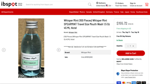 Whisper Mint - SPEARMINT Travel Size Mouth Wash