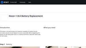 iFixit - Hover-1 XLS Battery Replacement