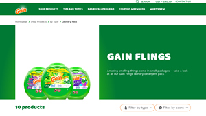 Gain - Laundry Detergent Pacs