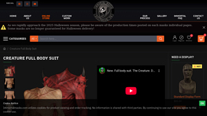 Immortal Masks - Creature Full Body Suit