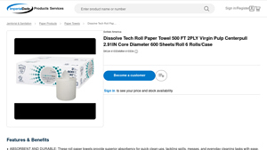 Sofidel America - Dissolve Tech Roll Paper Towel
