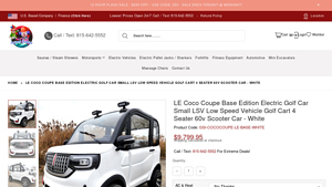 LE Coco - Coupe Base Edition Electric Golf Car