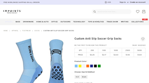 Imprint5 - Custom Anti Slip Soccer Grip Socks