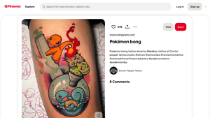 Doctor Pepper Tattoo - Pokémon Tattoo Designs