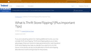 Indeed - Cost-Effective Reselling Tips