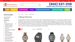 Independent Living - Talking Watches