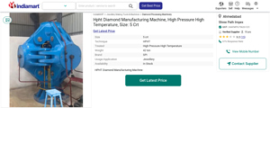 SPI - HPHT Diamond Manufacturing Machine