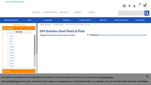 Industrial Metal Supply - 304 Stainless Steel Sheet and Plate