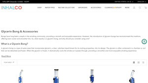 Inhalco - Glycerin Bongs & Accessories