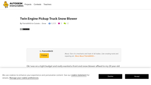 Craftsman - Twin Engine Pickup Truck Snow Blower