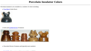Insulators.info - Porcelain Insulators