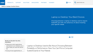 Intel - Key Computing Options