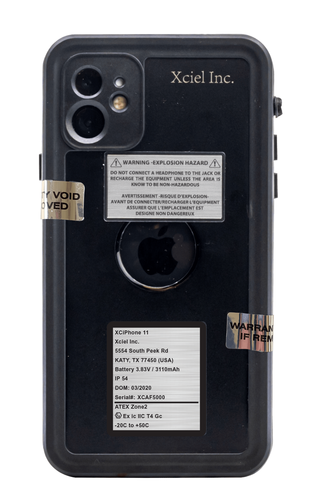 A stock image illustrating intrinsically safe phone cases concepts