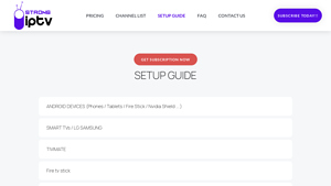 IPTV Strong - Setup Guides for All Devices