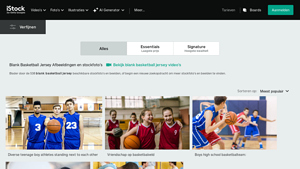iStock - Blank Basketball Jerseys
