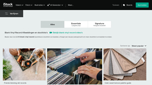 iStock - Blank Vinyl Record Images