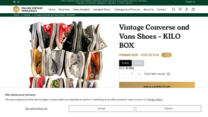 Vintage Converse & Vans - KILO BOX