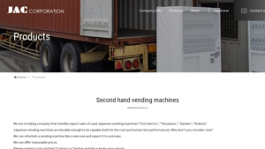 JAC Corporation - Beverage Vending Machines