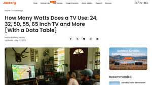 Jackery - Power Solutions for TVs