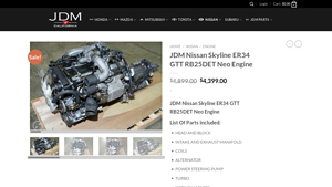JDM - Nissan Skyline ER34 GTT RB25DET Engine