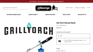JJ George - Grill Torch Charcoal Starter