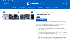 Jonard - Telescoping Pole CF-200