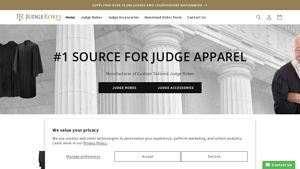 Judge Robes - Deluxe Judge Robe