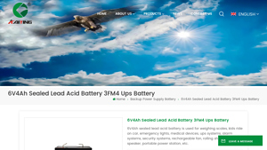 Kaiying Power - 6V4Ah Lead Acid Battery