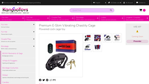 Kanojo Toys - Premium E-Stim Vibrating Chastity Cage