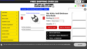 Karatemart - My Kitty Self-Defense Keychain