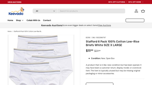 Keevado - Stafford 6 Pack Low-Rise Briefs