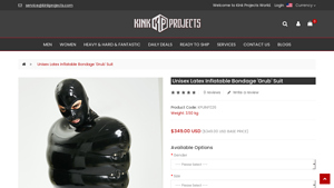 Kink Projects - Inflatable Grub Suit