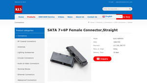 KLS - KLS1-SATA301 Connector