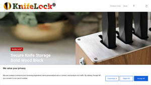 KnifeLock - Secure Kitchen Knife Block