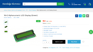 Generic - 16×2 Alphanumeric LCD Display (Green)