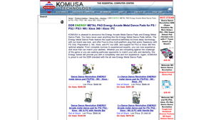 Komusa - DDR Energy Metal Pads
