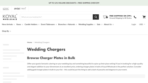 Koyal Wholesale - Charger Plates