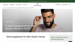 Kraywoods - Handcrafted Wood Eyeglasses
