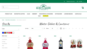 Kurt Adler - Water Globes & Lanterns