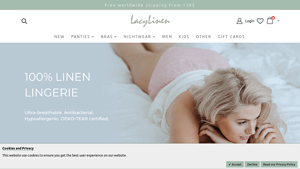 LacyLinen - Linen Bikini LISA