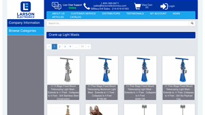 Larson Electronics - Crank-Up Light Masts