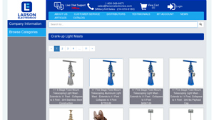 Larson Electronics - Crank-Up Light Masts