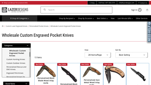 Lazer Designs - Wholesale Pocket Knives