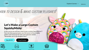 Let's Make It Academy - SquishyMishy Plush DIY Course