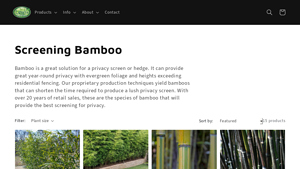 Lewis Bamboo - Screening Bamboo