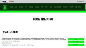 Lex Sporting - TOCA Training Programs