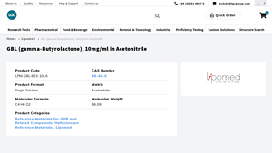 Lipomed - GBL (gamma-Butyrolactone)