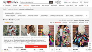 LightInTheBox - Women Rainbow Jacket