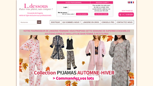 Lingerie Grossiste - Ensembles Soutiens Gorge et Pyjamas Doux