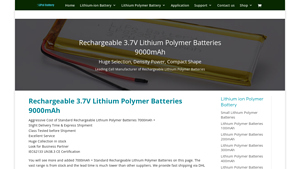 Lithium Polymer Batteries - 9000mAh High-Performance Solutions